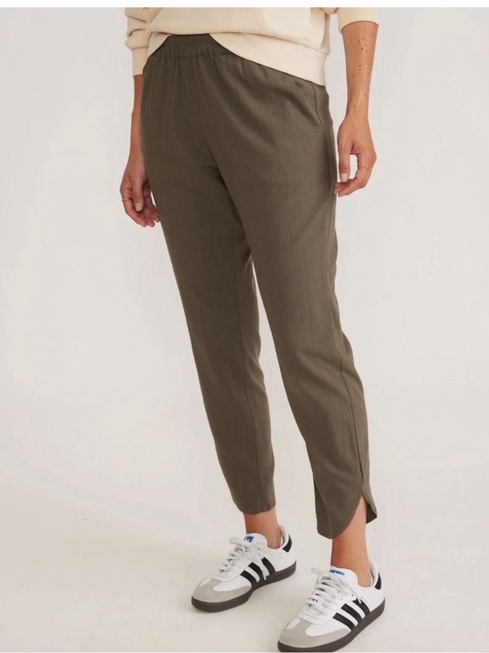 Marine Layer Re Spun Allison Pants Dusty Olive